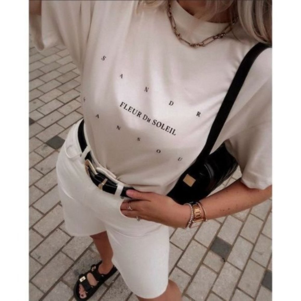 NWT Sandra Mansour x H&M Printed T-Shirt